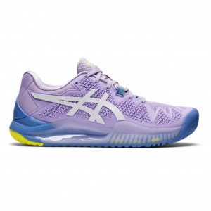 GIÀY TENNIS ASICS GEL RESOLUTION 8 WOMEN (PURPLE / WHITE)