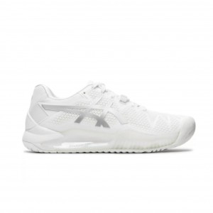 GIÀY TENNIS ASICS GEL RESOLUTION 8 (WHITE / SILVER)