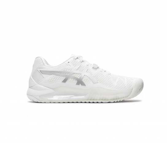 GIÀY TENNIS ASICS GEL RESOLUTION 8 (WHITE / SILVER)