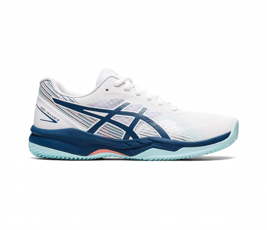 GIÀY TENNIS ASICS GEL GAME 8 WOMEN (WHITE / LIGHT INDIGO)