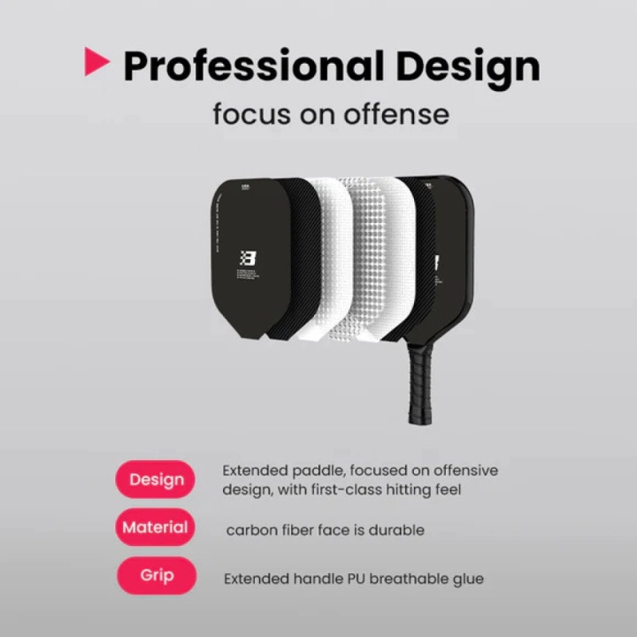 Vợt Pickleball Beesoul Carbon Fiber STX1