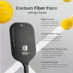 Vợt Pickleball Beesoul Carbon Fiber STX1