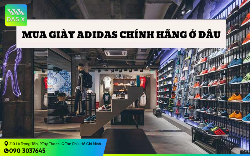 Nên mua giày Adidas chính hãng ở đâu?