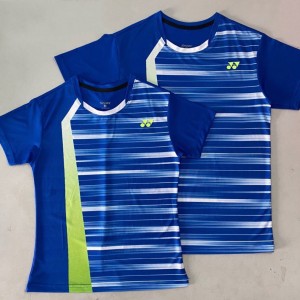 Áo cầu lông Yonex cổ tròn - Xanh