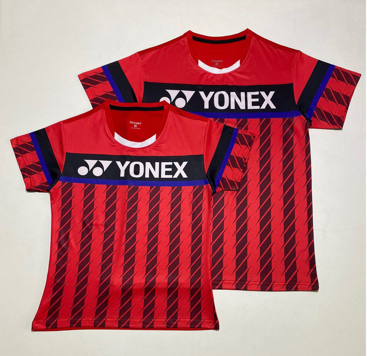 Áo cầu lông Yonex cổ tròn - Đỏ