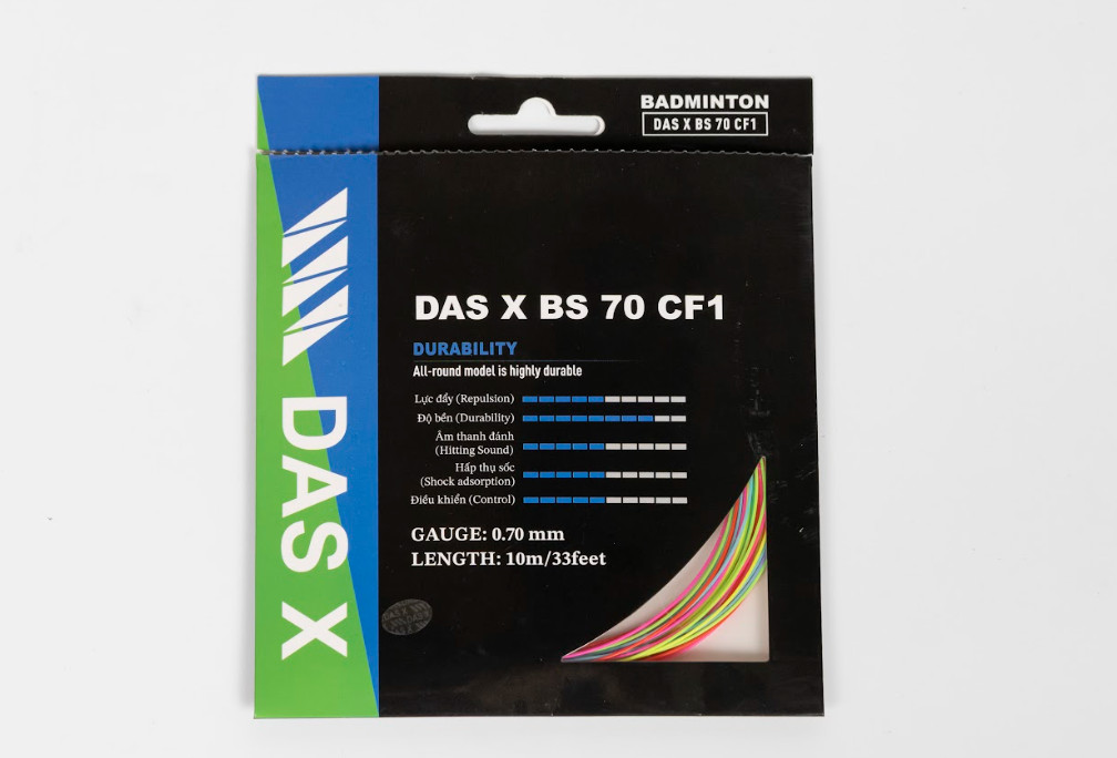 Dây cầu lông DAS X BS 70 CF1 - Cầu vồng