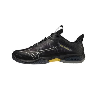 Giày Cầu Lông Mizuno Wave Claw Neo 2 - Đen Bạc Xanh Chính Hãng