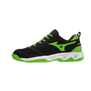 Giày Cầu Lông Mizuno Dynablitz - Đen Xanh Chuối Chính Hãng