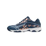 Giày Cầu Lông Mizuno Wave Thunderstorm - Xanh Than Chính Hãng