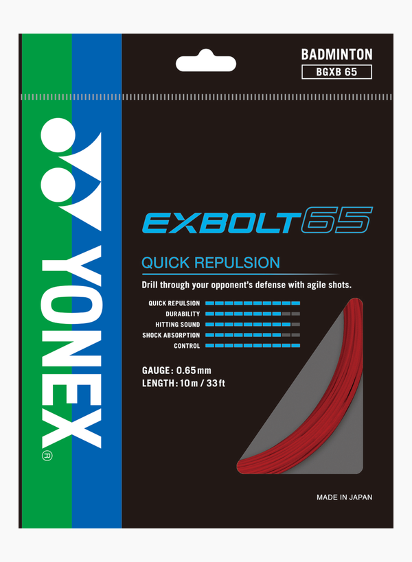 YONEX EXBOLT 65 RED