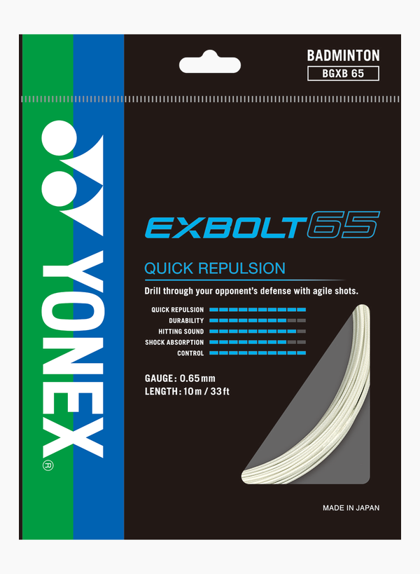 YONEX EXBOLT 65 WHITE