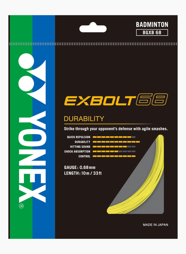 YONEX EXBOLT 68 YELLOW