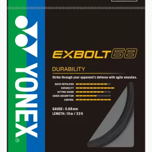 YONEX EXBOLT 68 BLACK