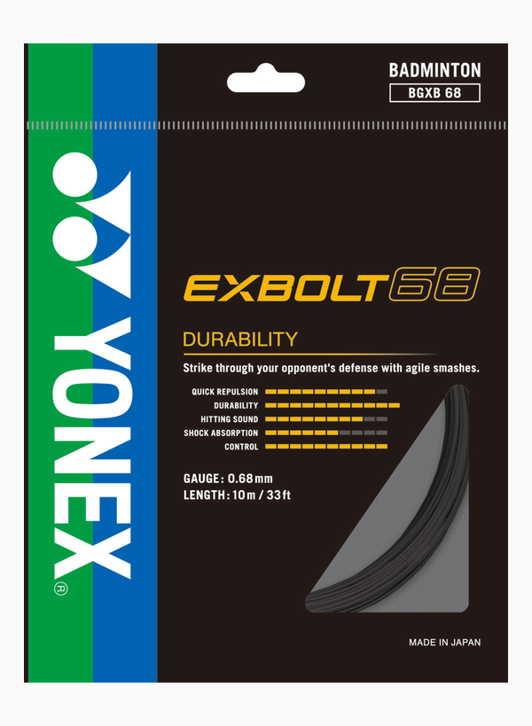 YONEX EXBOLT 68 BLACK