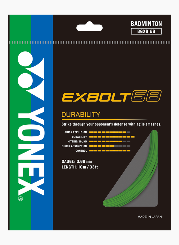 YONEX EXBOLT 68 LIME GREEN