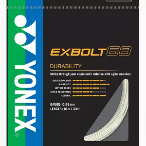 YONEX EXBOLT 68 WHITE