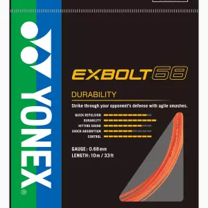 YONEX EXBOLT 68 FLASH ORANGE