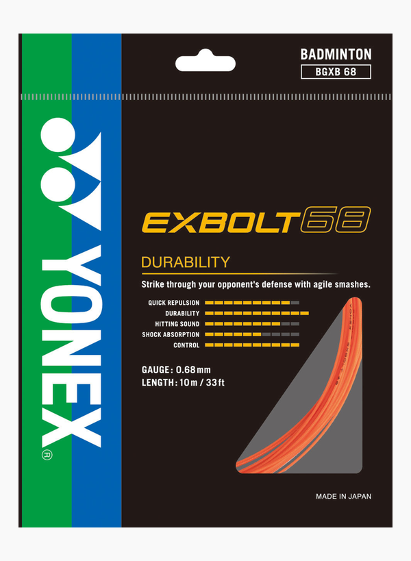 YONEX EXBOLT 68 FLASH ORANGE