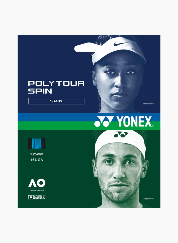 YONEX POLYTOUR SPIN BLACK